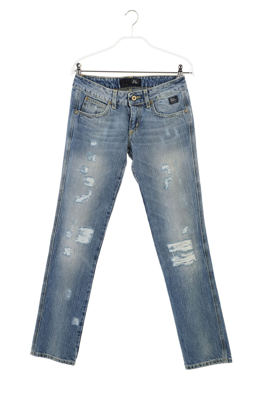 ROY ROGER´S - Destroyed Straight Cut Jeans - W27