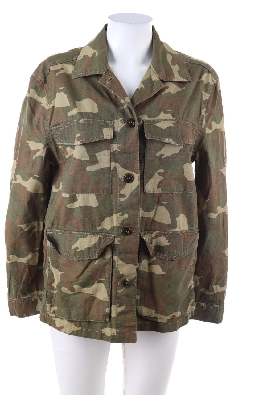 H&M DIVIDED - Shacket-Jacke mit Camouflage-Print - D 36