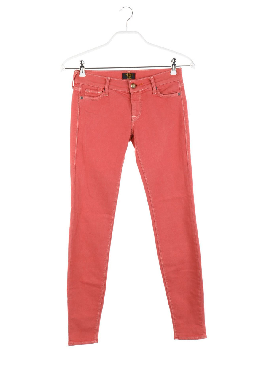 Hollywood Trading Company - Skinny-Jeans mit Logo-Patch - W29