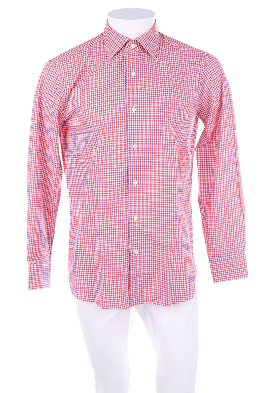 SIMEONE NAPOLI - kariertes Hemd aus Baumwolle - 42