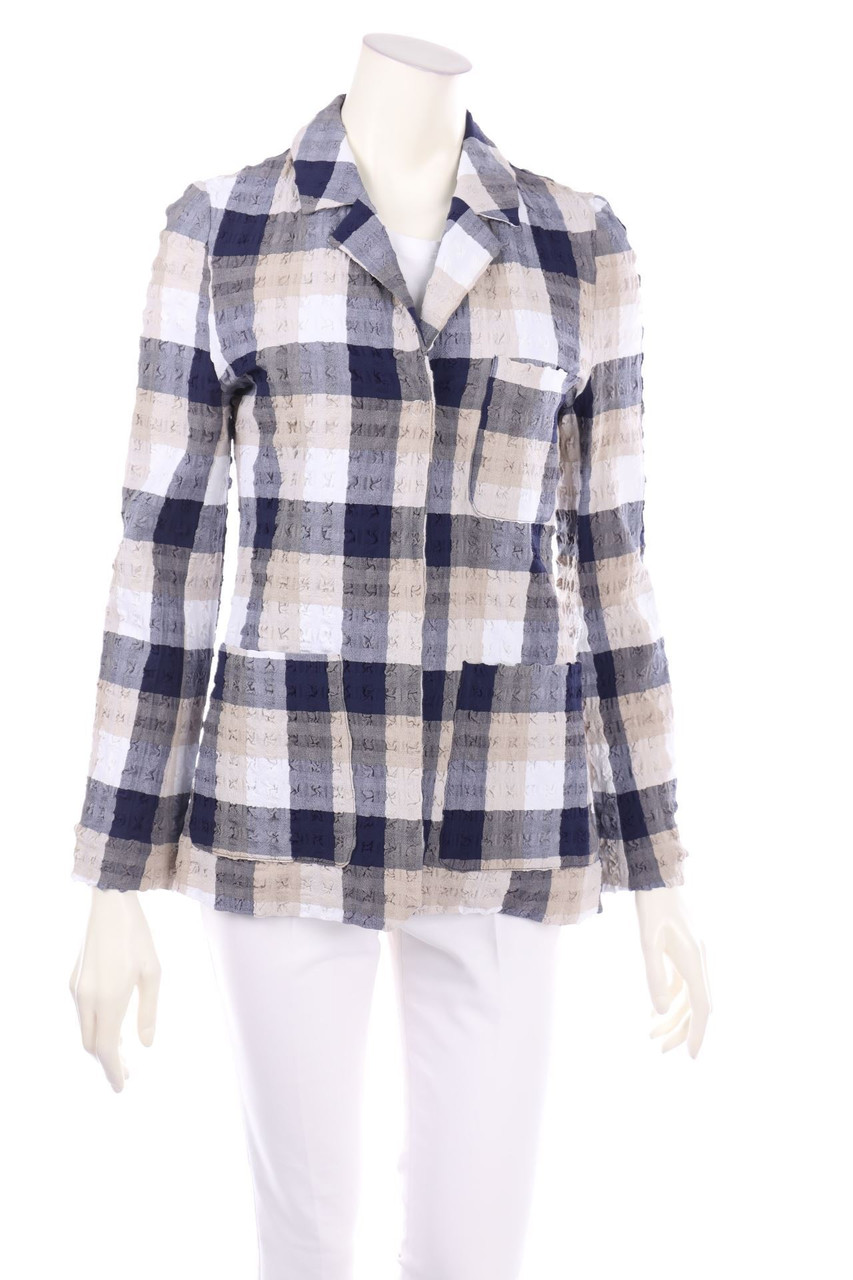 MARCHÉ 21 - Blazer mit Karo-Muster - D 34