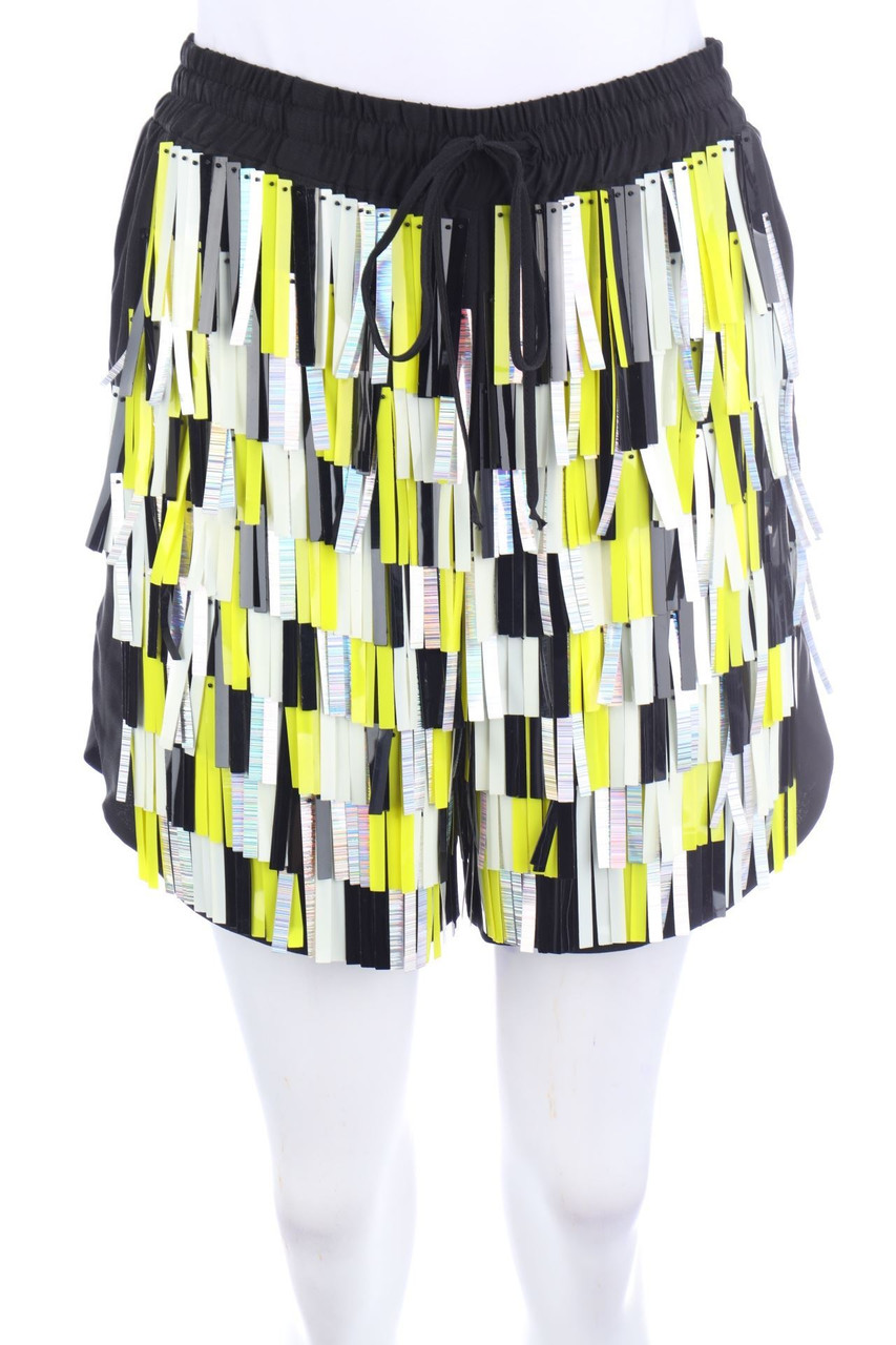 Simona Corsellini - Seiden-Shorts mit Pailletten - S