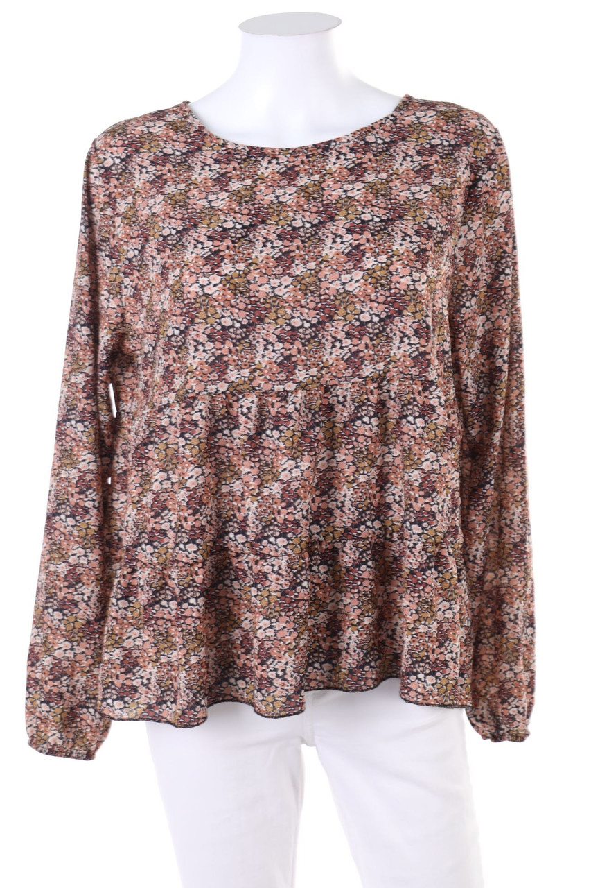 Hailys - Bluse mit Blumen-Print - L
