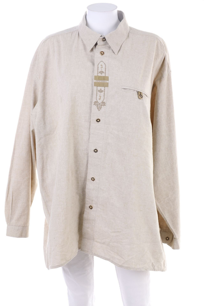 Imperial Landhaus - Hemd-Bluse mit Stickereien - D 46