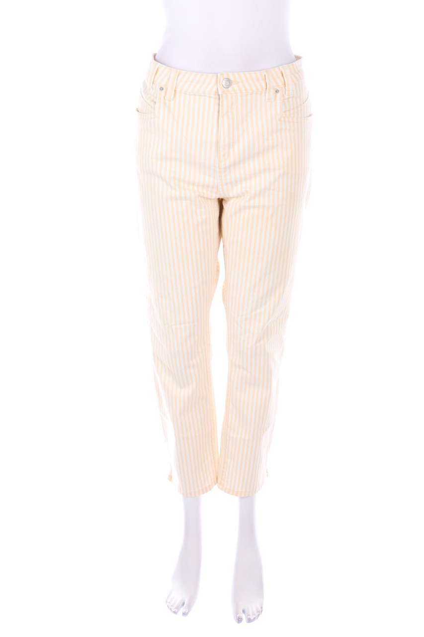 ESPRIT - Straight Cut Jeans mit Streifen - W32