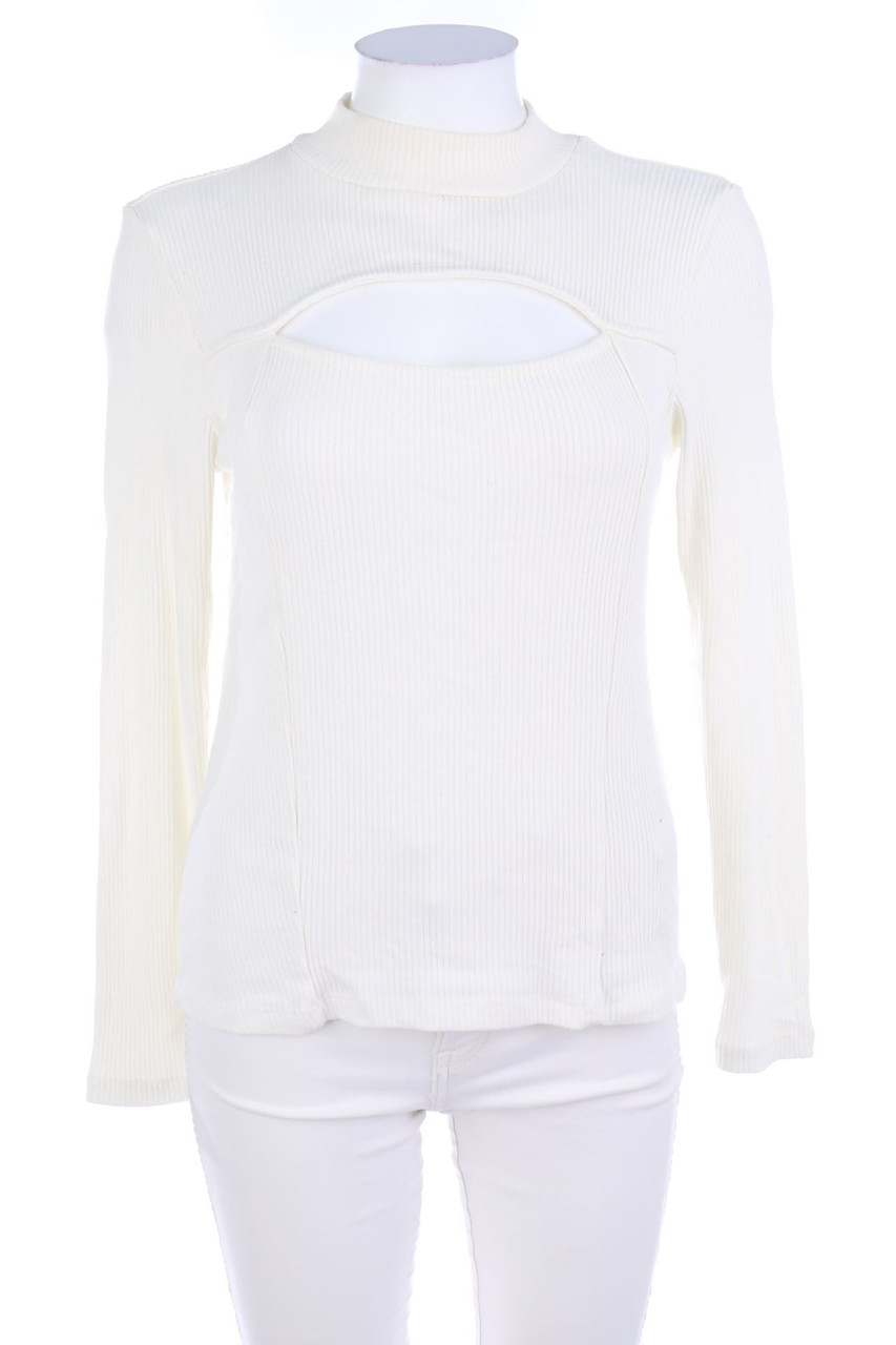 page one - Strick-Pullover mit Cut-out - M