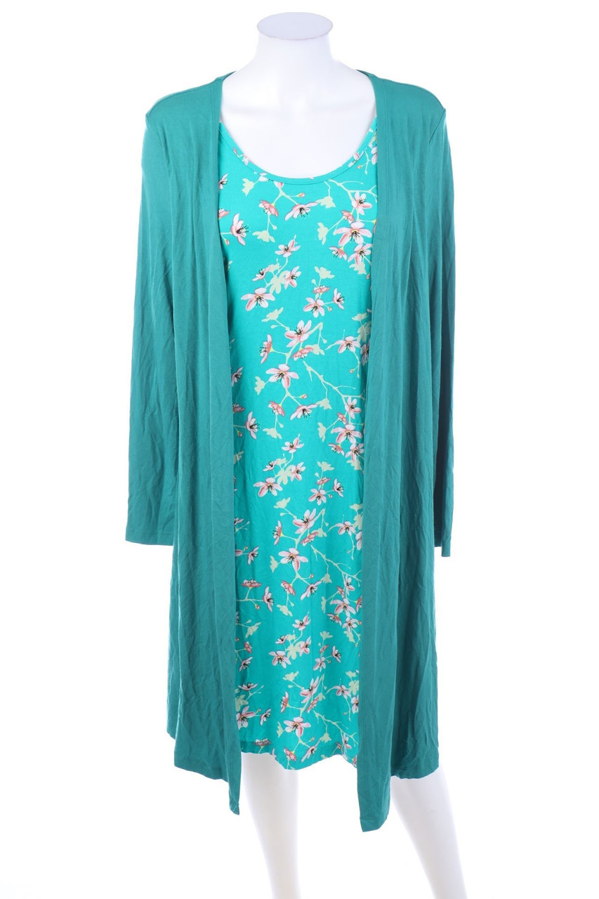 bonprix collection - Kleid mit Blumen-Print - D 36-38