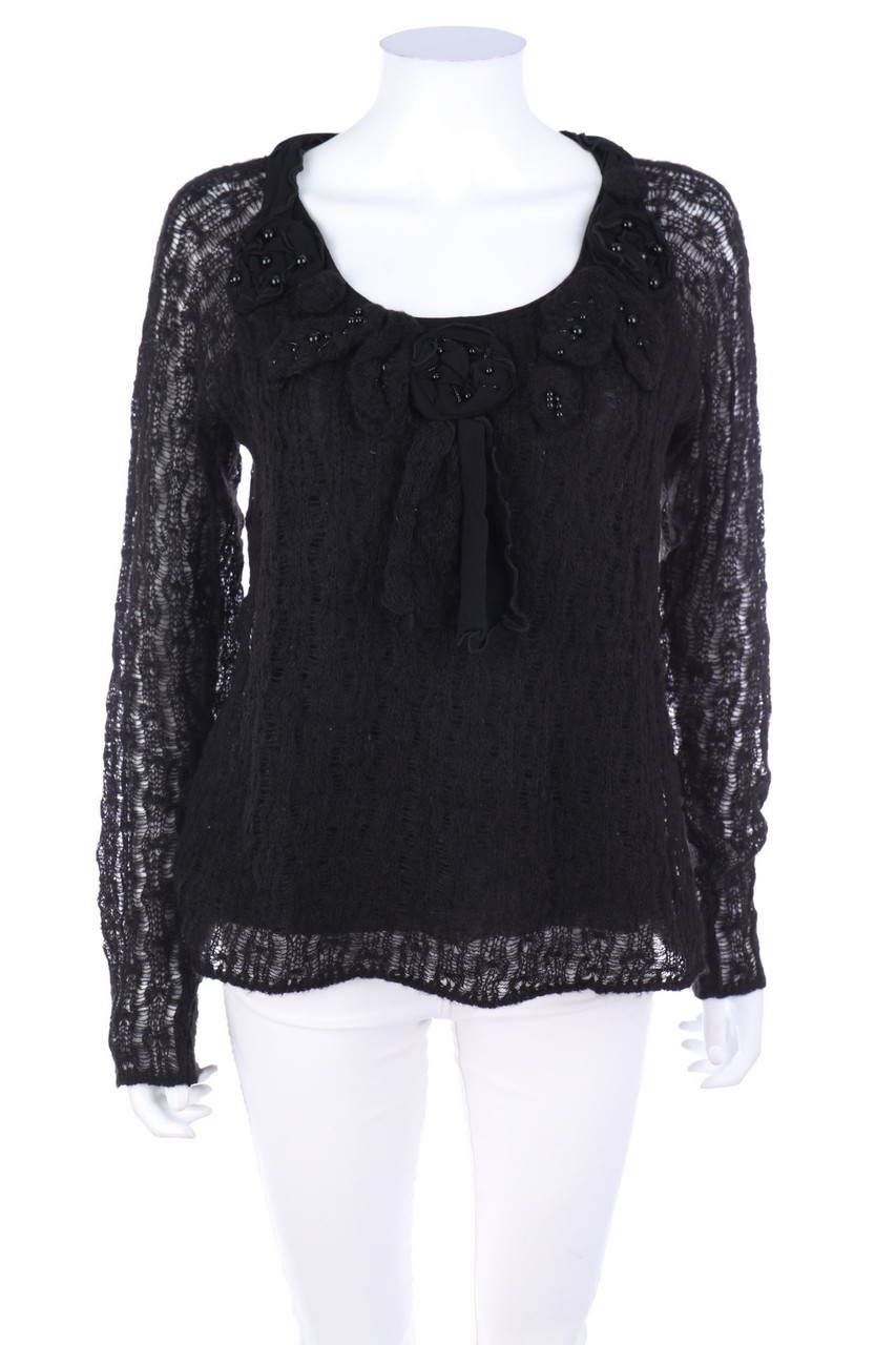 LA FÉE MARABOUTÉE - Strick-Pullover mit Applikationen - D 36