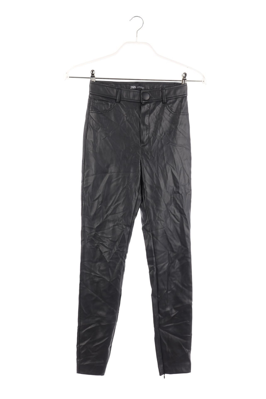 ZARA - Kunstleder-Hose - XS