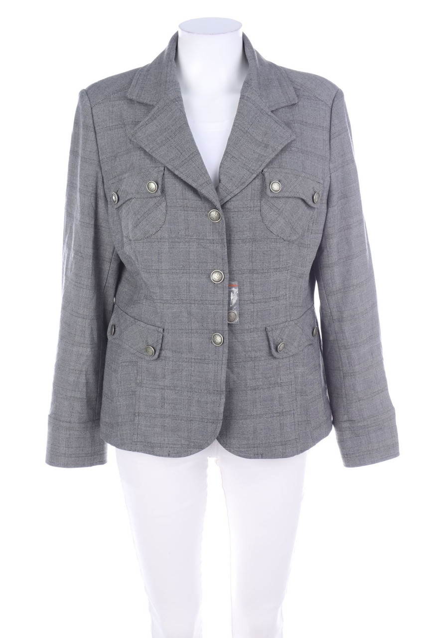SECONDHAND - Blazer mit Karo-Muster - D 40