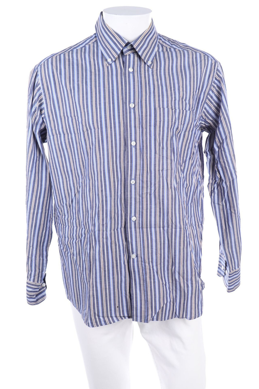 man by Tchibo - Streifen-Button-down-Hemd aus Baumwolle - 42
