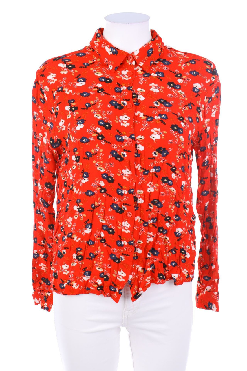 MONOPRIX - Hemd-Bluse mit Blumen-Print - D 40