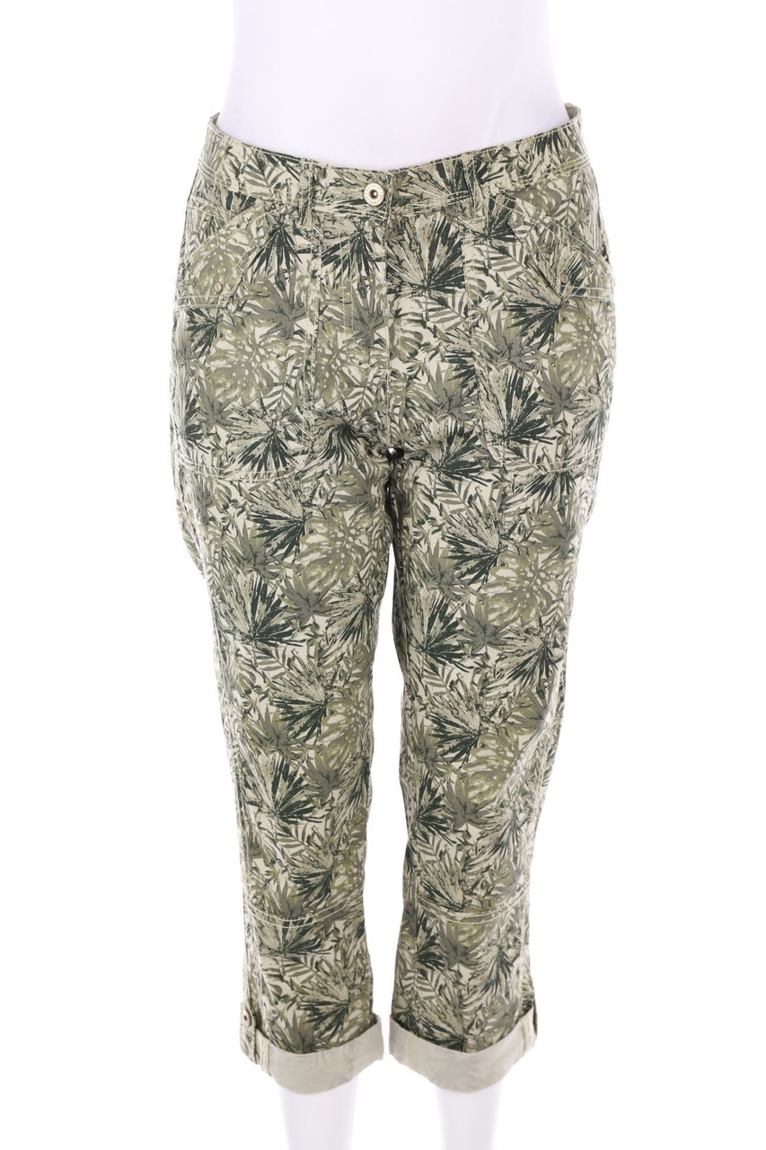 CAMAÏEU - Capri-Hose mit Print - D 36