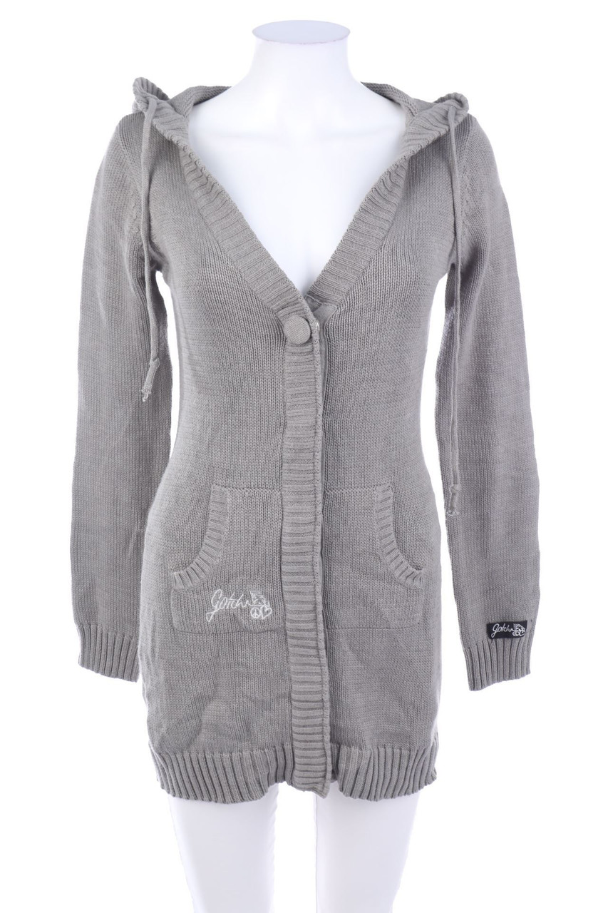 GOTCHA - Cardigan mit Logo-Stickerei - S