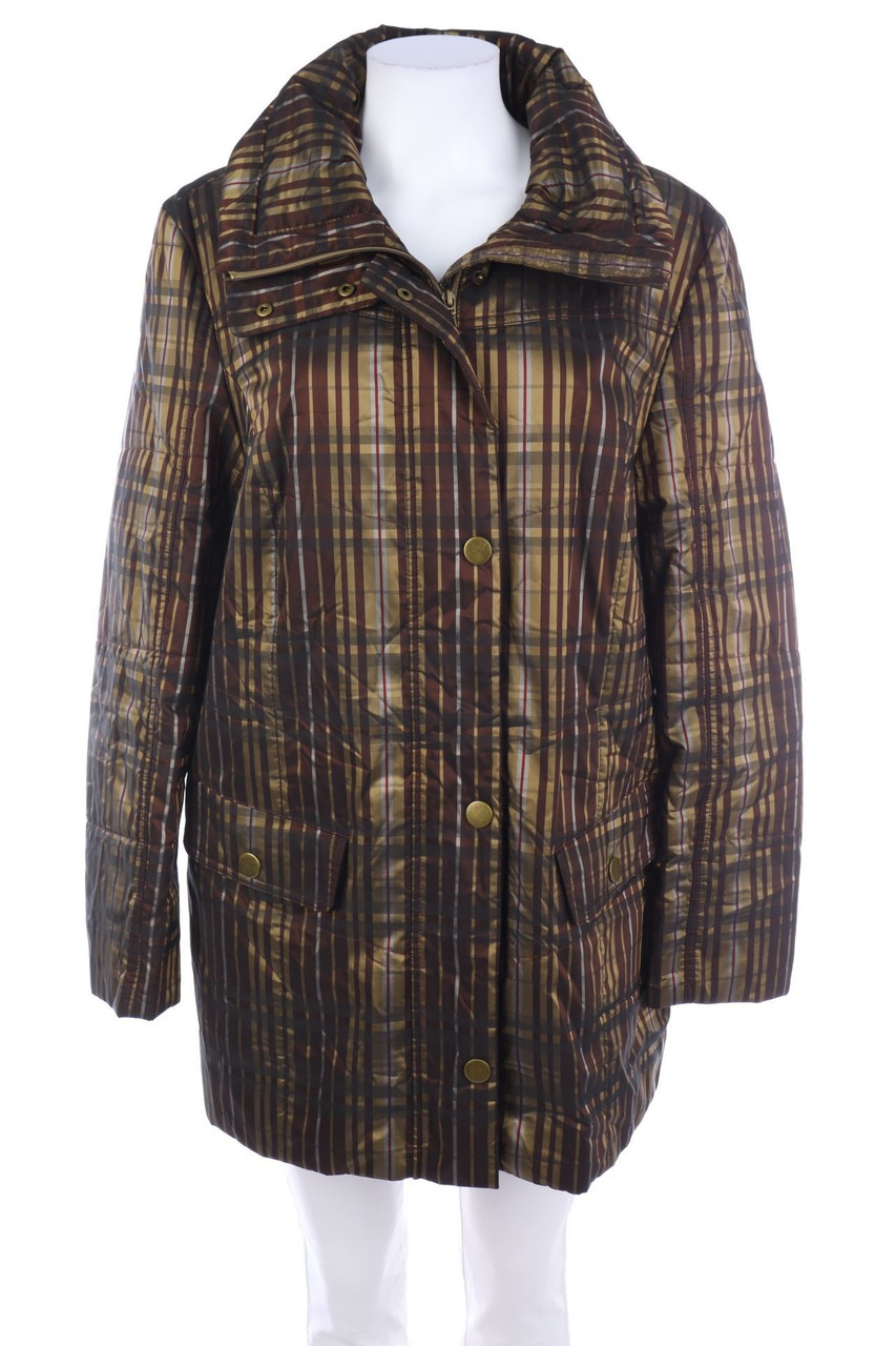 ISABELL - wattierte Jacke mit Karo-Muster - D 44