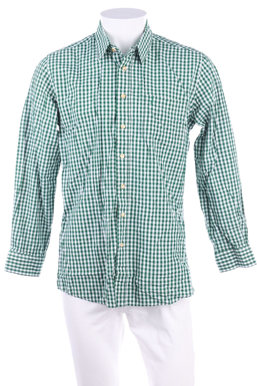 Almsach - kariertes Hemd mit Logo-Stickerei - L