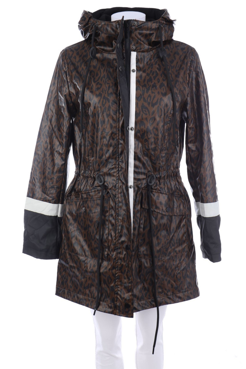 yest - Mantel mit Leo-Print - D 36