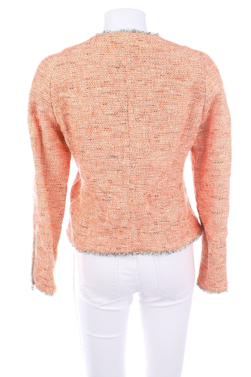 Massimo Dutti Bouclé-Jacke mit Fransen D 36 secondhand kaufen: nur