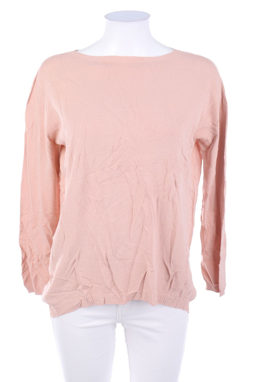 Ohne Label - Strick-Pullover mit überschnittener Schulter - XL