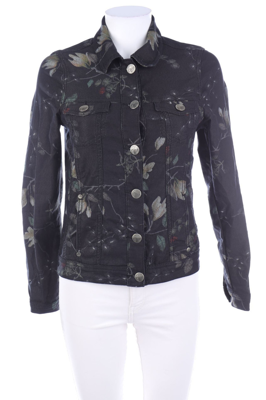 KENNY Jeans-Jacke mit Blumen-Print D 34
