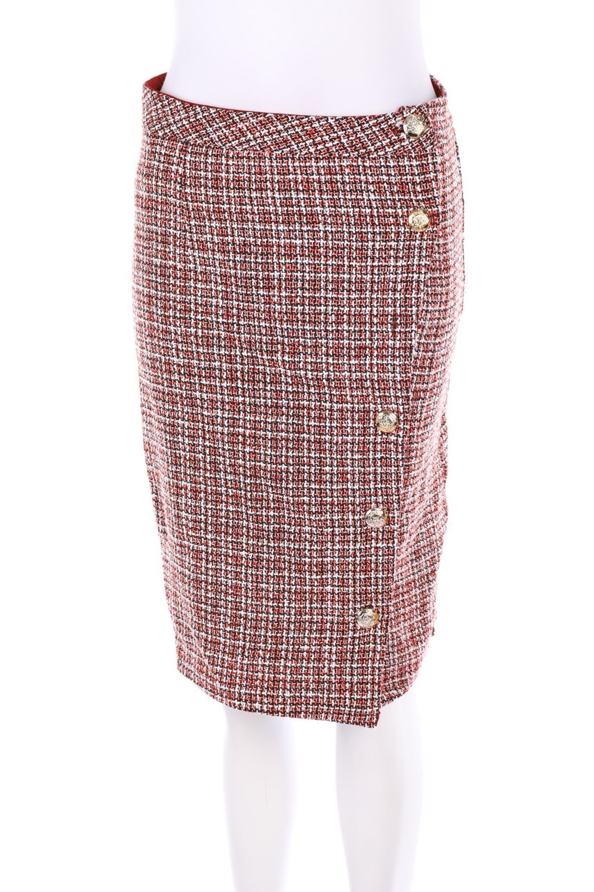 SHEIN - Bouclé-Bleistift-Rock - M