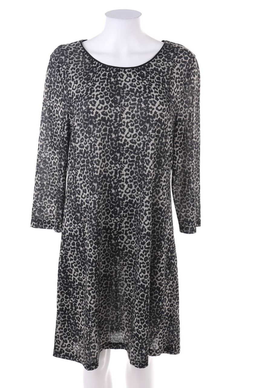 ANNA SCOTT - Kleid mit Leo-Print - XXL