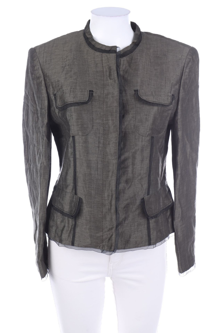 GERRY WEBER - Blazer aus Leinen-Mix - D 38