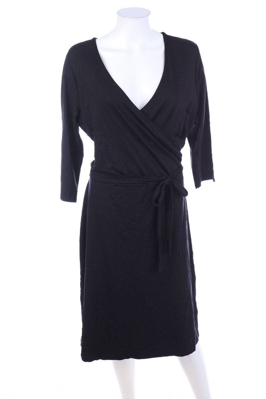 Peter Hahn - Midikleid in Wickel-Optik - D 44