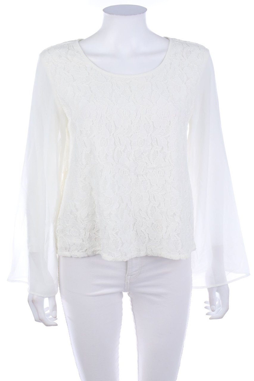 ONLY - Bluse mit Spitze - D 36