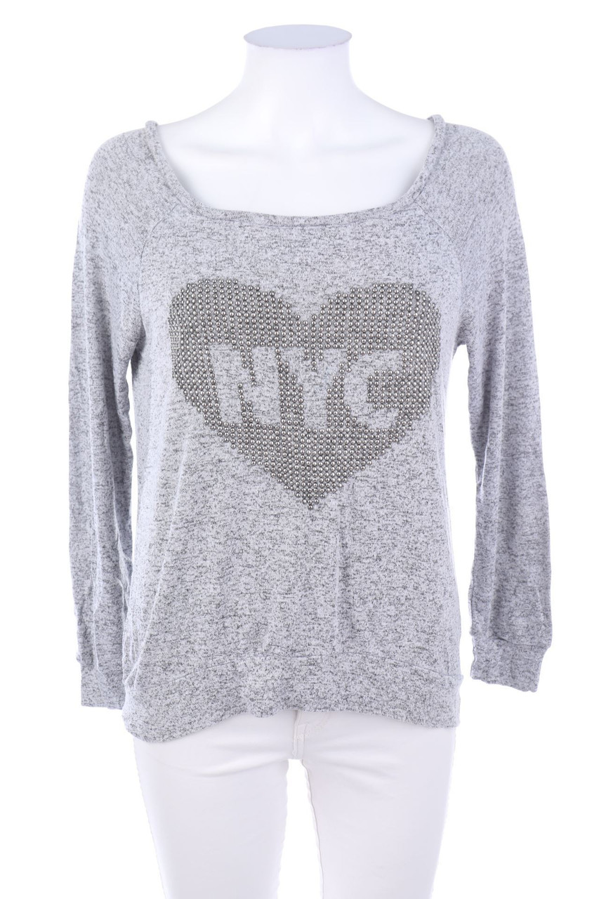 TALLY WEiJL - Longsleeve-Shirt mit Nieten - S