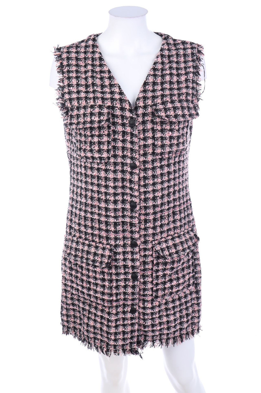 Ohne Label - Kleid mit Karo-Muster - S