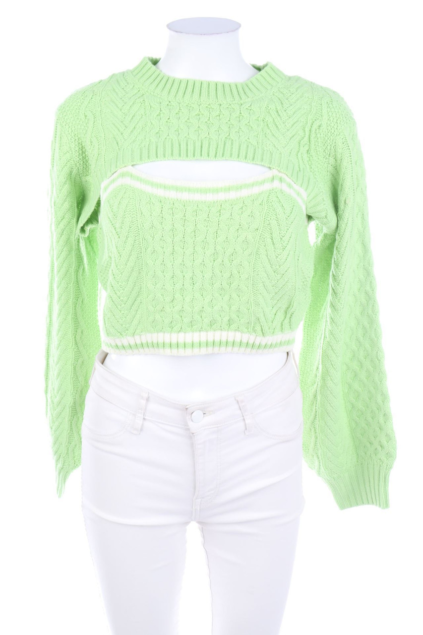 SHEIN - Strick-Pullover im Layer Look - M
