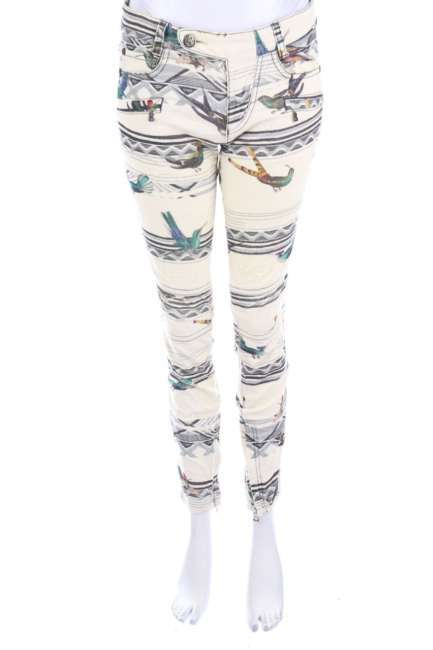 SÔNIA BOGNER - Cord-Hose mit Print - D 36