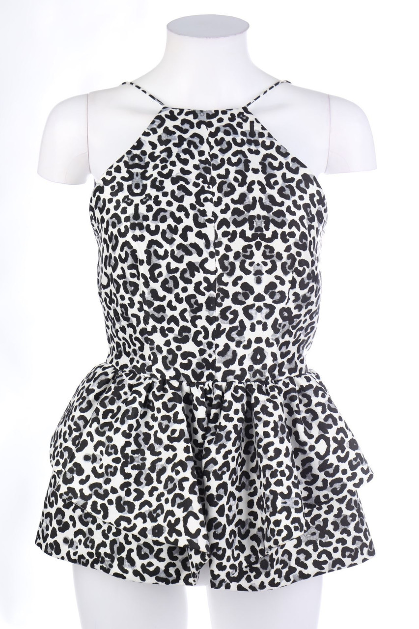 cameo - Blusentop mit Leo-Print - XS