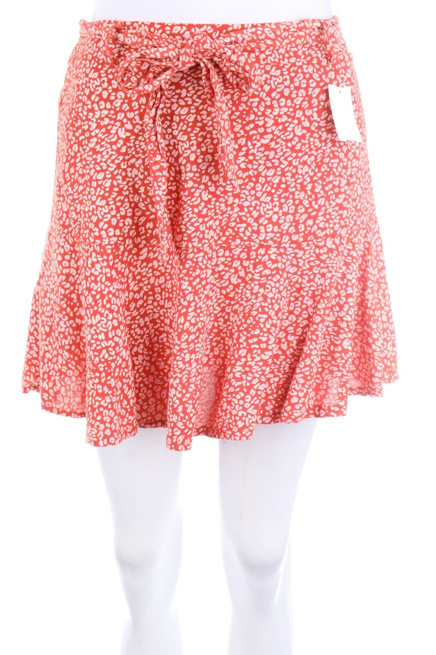 Ohne Label - Minirock mit Leo-Print - D 34