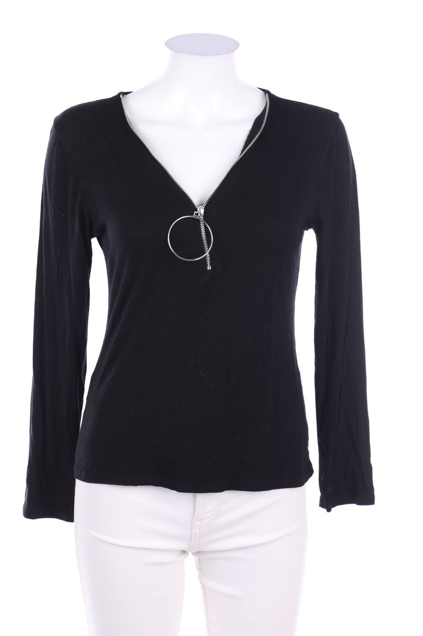 MORGAN - Bluse mit Spitzen-Einsatz - S