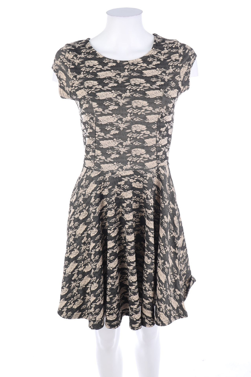 qed london - Skater-Kleid mit Blumen-Print - S