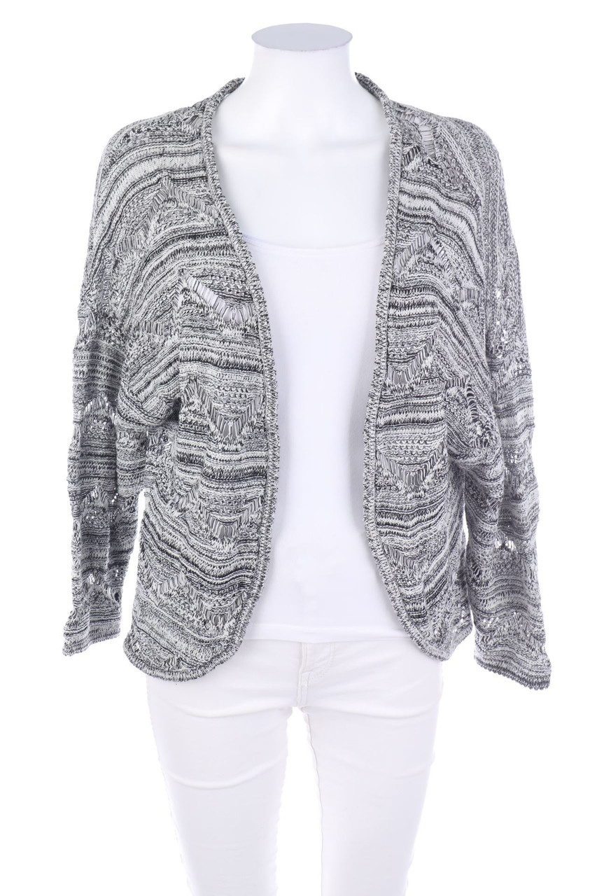 DESIGNERS - Cardigan mit Lochstrick-Details - XL