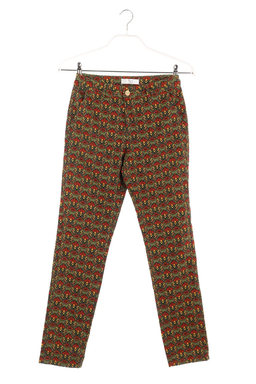 SARAH JOHN - Skinny-Hose mit Print - W26