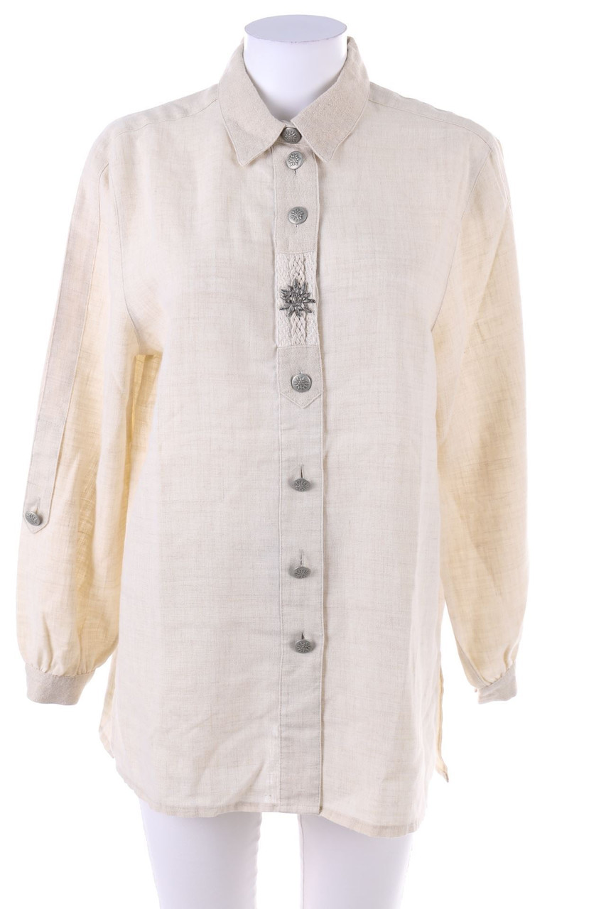 MEICO - Trachten-Bluse mit Applikationen - D 40