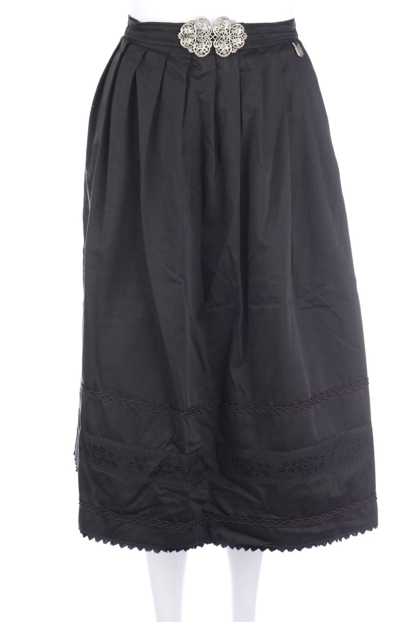 HAMMERSCHMID - Midi-Trachten-Rock mit Applikationen - D 46