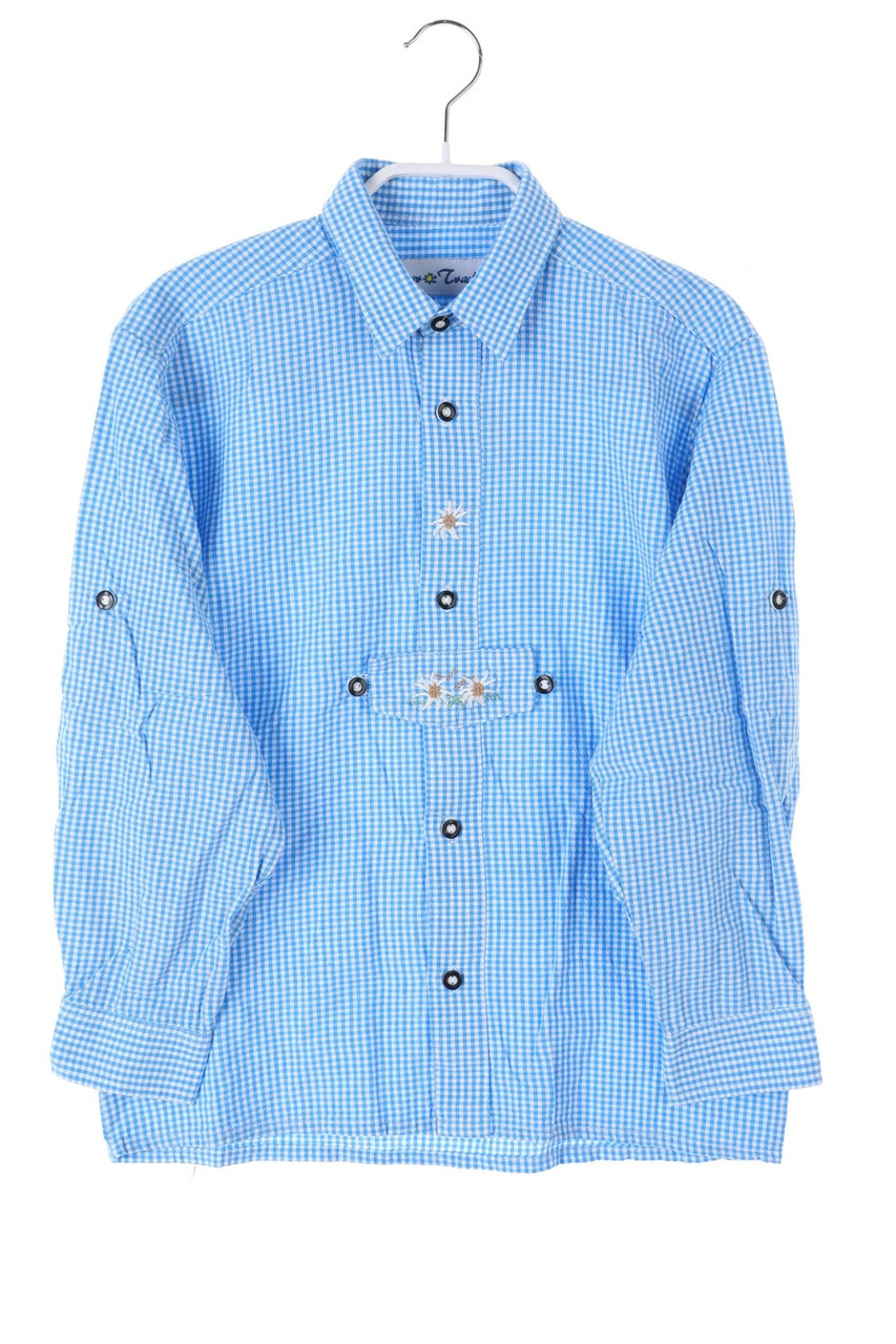 Isar Trachten - Trachten-Hemd mit Stickereien - 140