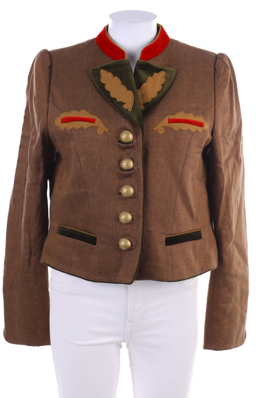 STAJAN KUNST & MODE - Trachten-Jacke aus Leinen - D 40