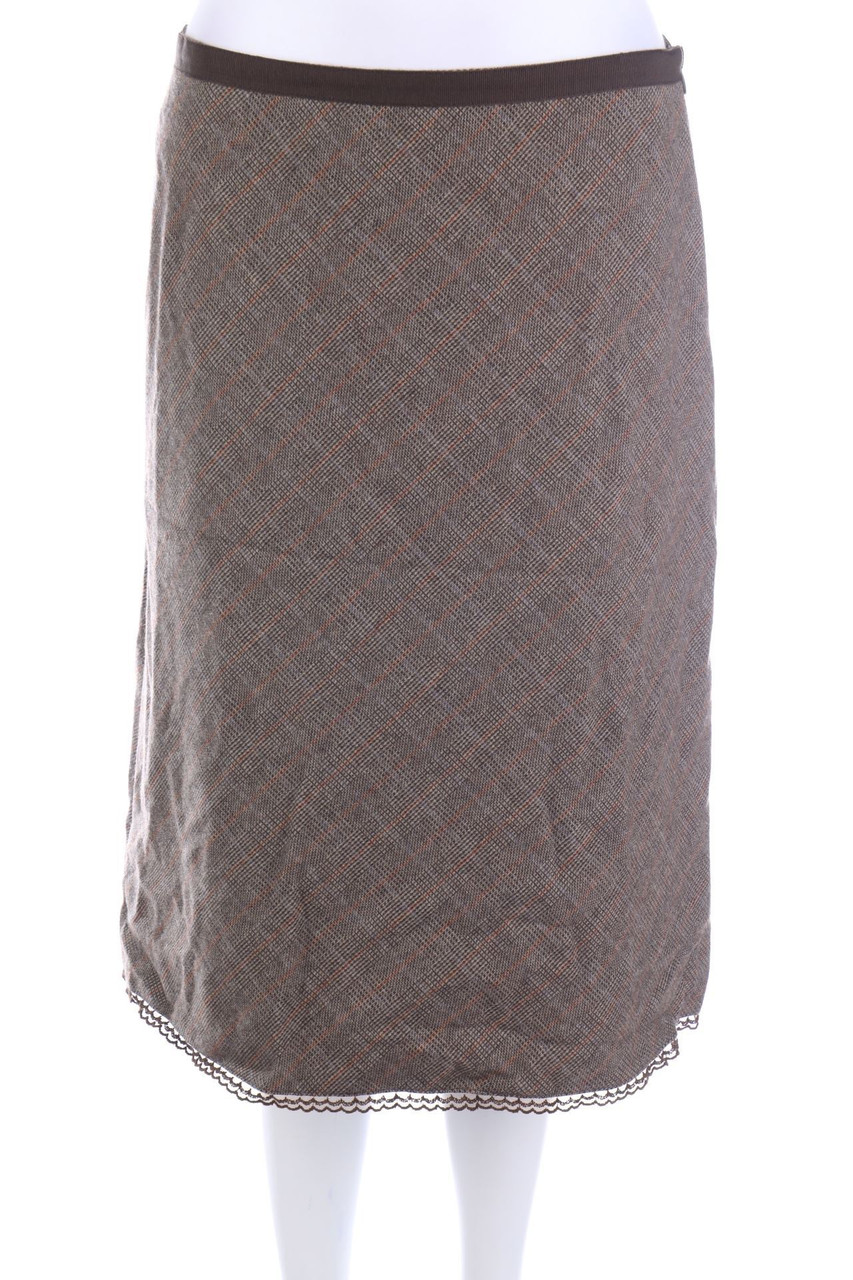 STEFANEL - Rock aus Woll-Mix - D 38