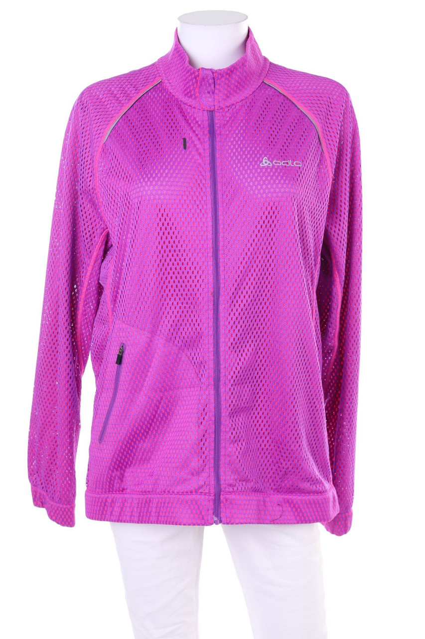 odlo - Trainingsjacke mit Logo-Print - D 44