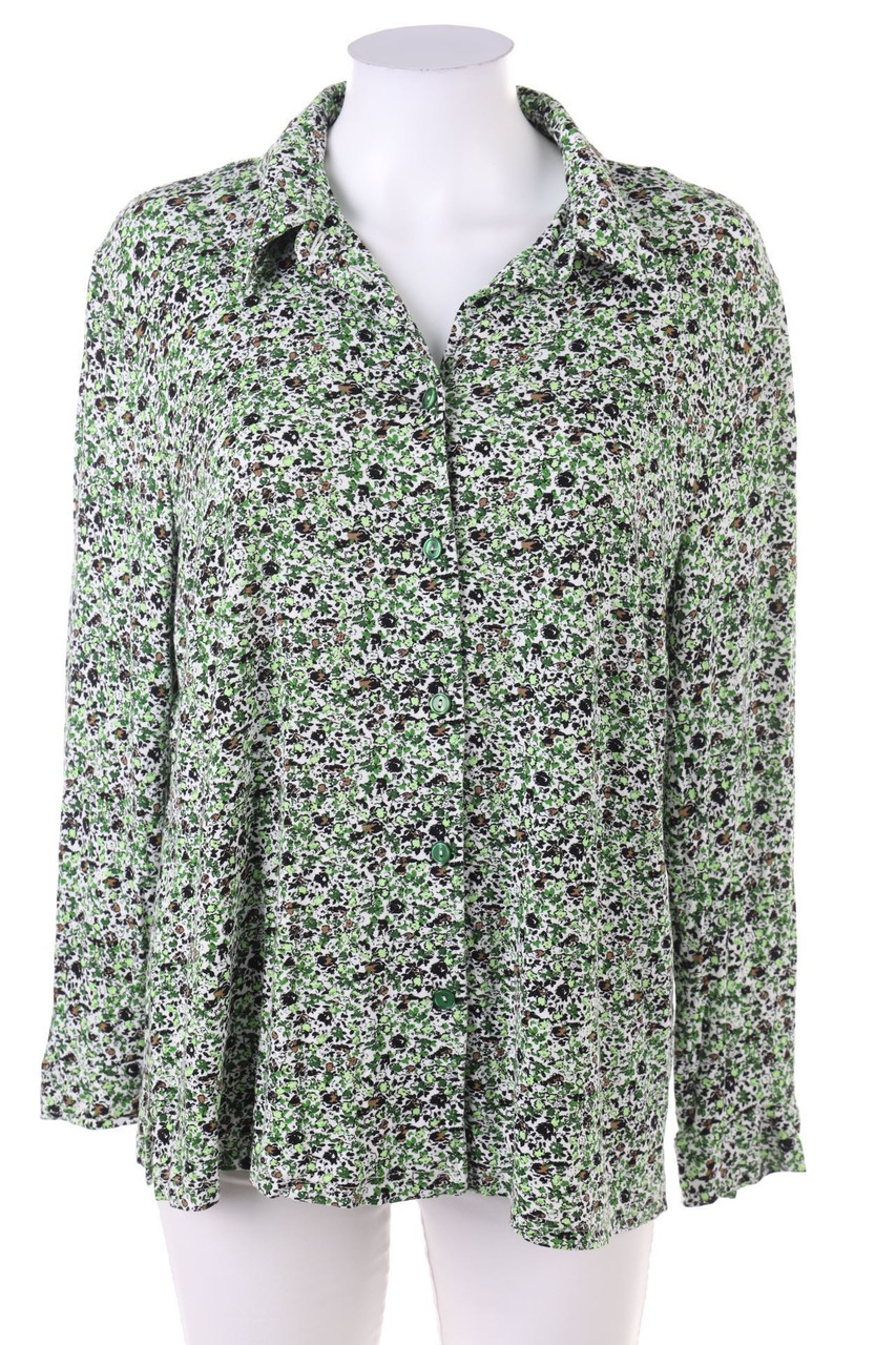 ATELIER GS - Print-Hemd-Bluse aus Jersey - D 44