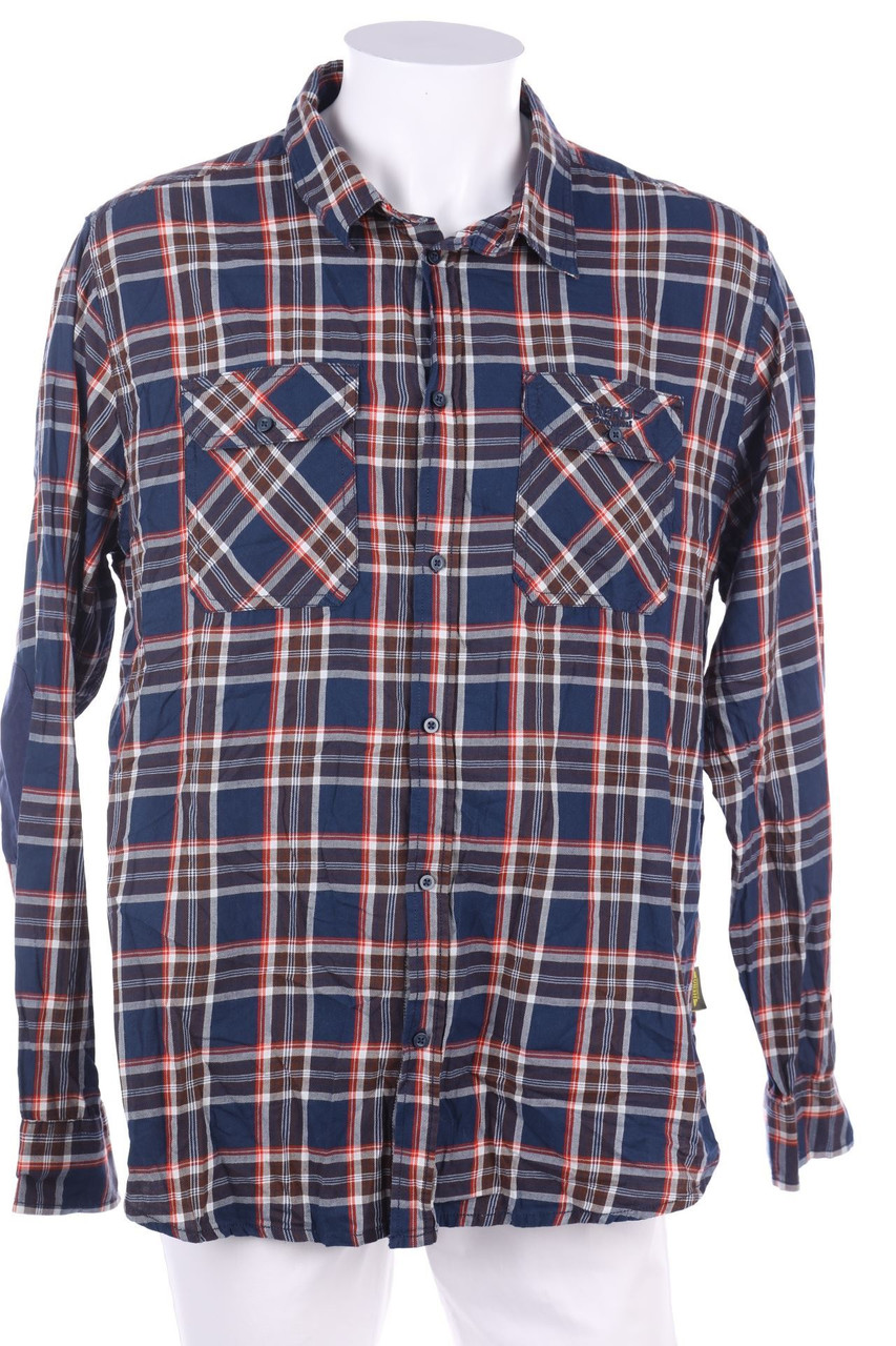 HERO BY JOHN MEDOOX - Tartan-Hemd mit Elbow Patches - 56
