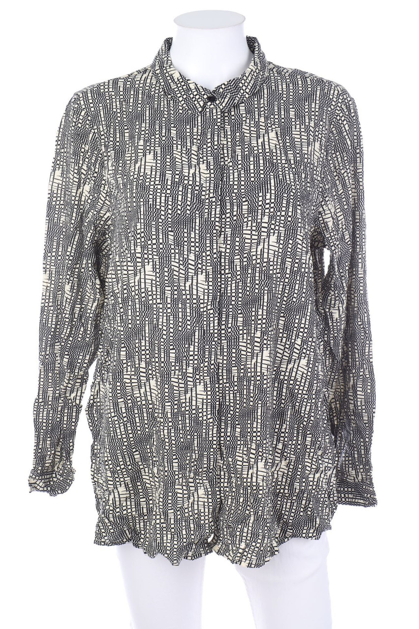 Ohne Label - Print-Bluse - D 42