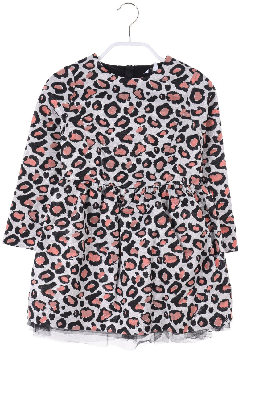 LITTLE MARC JACOBS - Glitzer-Kleid mit Leo-Print - 116