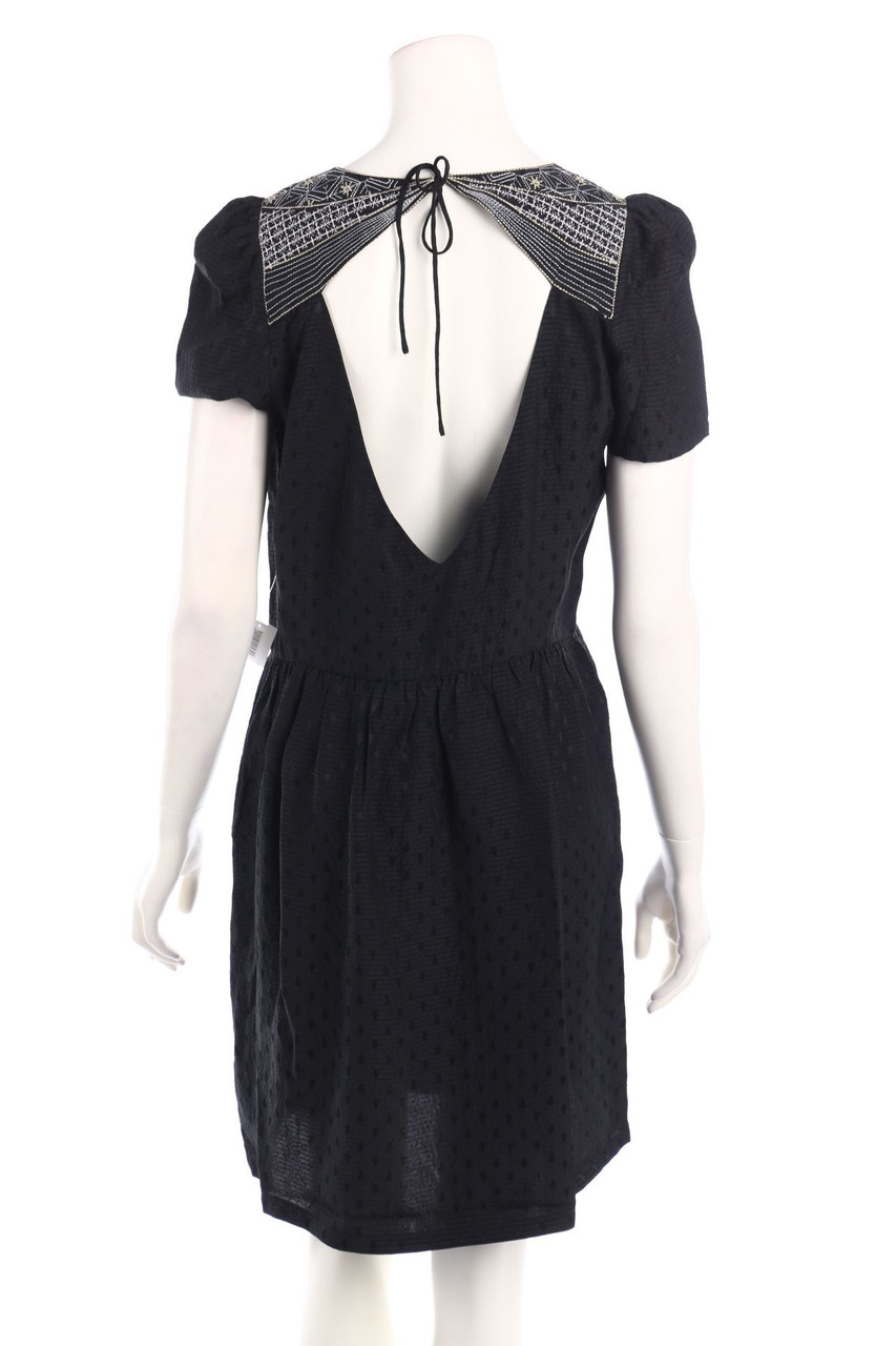 sessun - Seidenkleid mit tiefem Rückenausschnitt - L